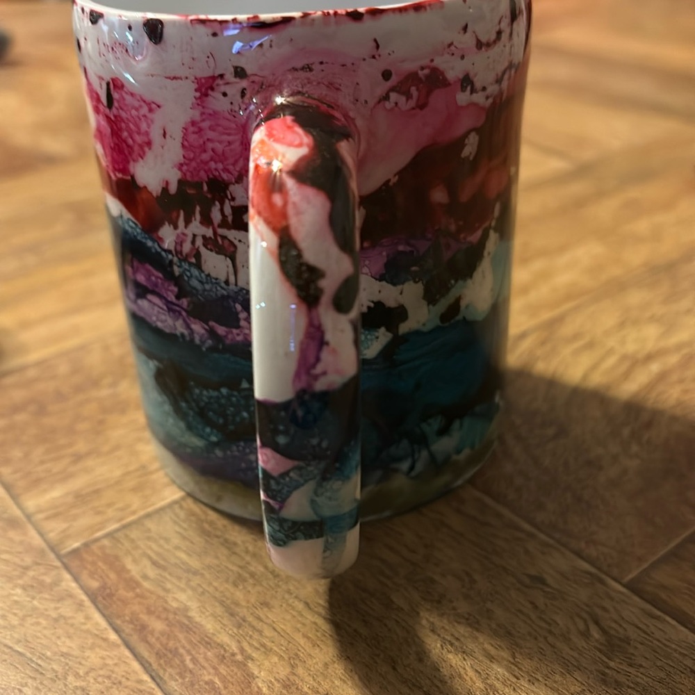 Ink Splatter Ceramic Mugs - Picture 4 of 13
